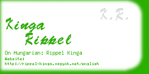 kinga rippel business card